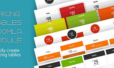 Mx Pricing Table - Joomla Extension
