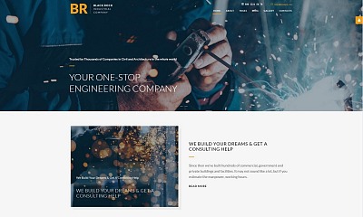 Br - Industrial Company Professional Parallax Joomla Template