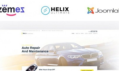 Template Monster Recar - Joomla Templates