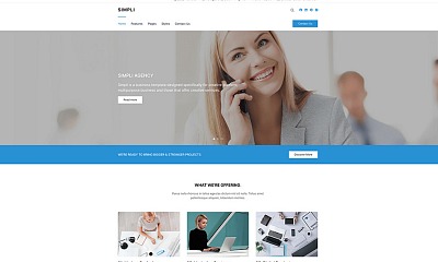 Joomlead Simpli - Modern And Professional Business Joomla Template