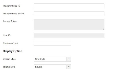 Eb Instagram Stream - Joomla Extension