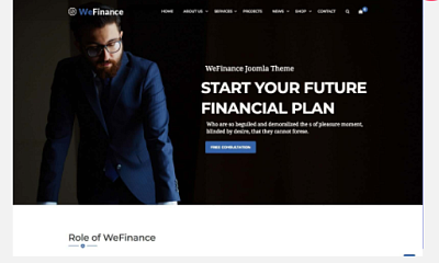 Joomlabuff Wefinance - Joomla Templates