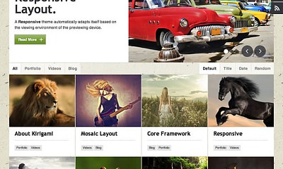 Rockettheme Kirigami - Joomla Template