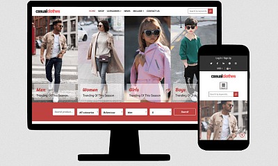 Ordasoft Casual Clothes - Joomla Template