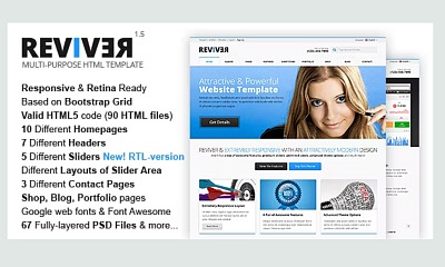 Reviver - Responsive Multipurpose VirtueMart Joomla Theme