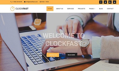 Theme Forest Clockfast - Joomla Template