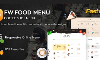 FW Food Menu - Joomla Extension