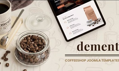 Dement - A Coffehouse Joomla 4 Templates
