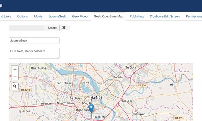 Geek Openstreetmap Joomla Extension