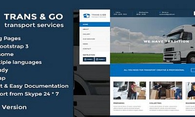 Theme Forest Transgo - Joomla Template