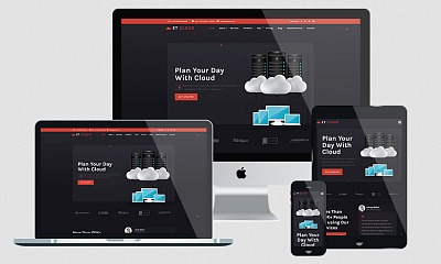 Enginetemplates Cloud+ - Hosting & Server Joomla Template