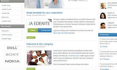 Joomlart Edenite - Joomla Template