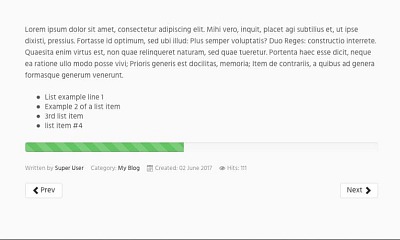 Jxtc Progress Bar Custom Field Joomla Extension