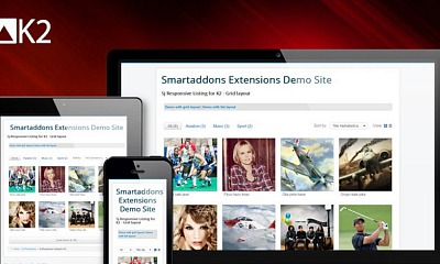Sj Responsive Listing For K2 Joomla Extension