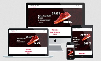 Enginetemplates Shoes - Responsive Shoes Joomla Template