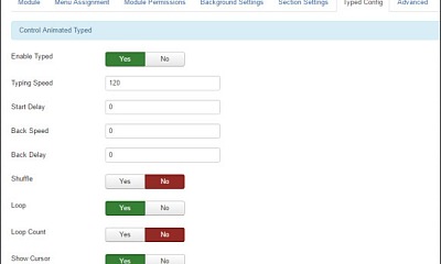 LGX Parallax Typed - Joomla Extension
