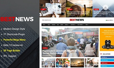 Smartaddons Bestnews - Joomla Template