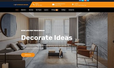 Lttheme Interior Design - Premium Joomla Interior Design Template