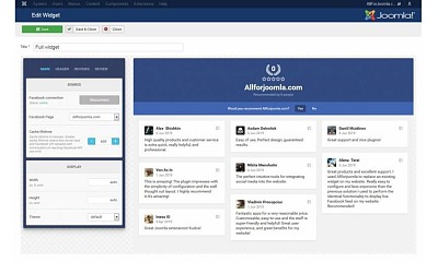 Facebook Page Reviews Joomla Extension