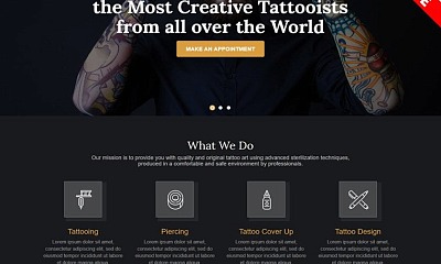 Bestaddon Tattoo -joomla Templates