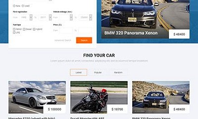 Joomlead Car Classfieds - Joomla Template