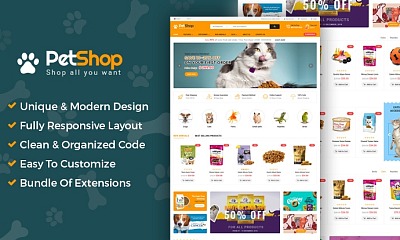 Smartaddons Petshop - Joomla Templates
