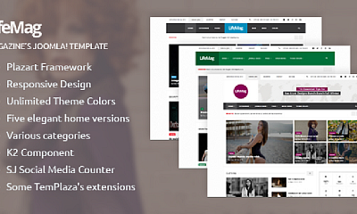 Templaza Lifemag - Joomla Template