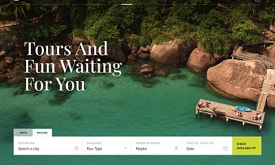 Joomshaper Travelin - Trip Booking Joomla Template