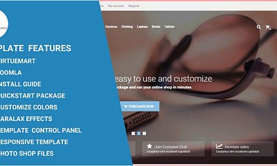 Diverse Shop Virtuemart Template For Joomla