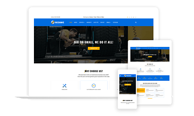 Joomlashine Mechanic - Joomla Template