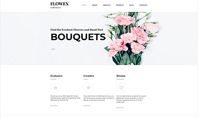 Flowex - Flower Shop Ready-to-use Clean Joomla Template