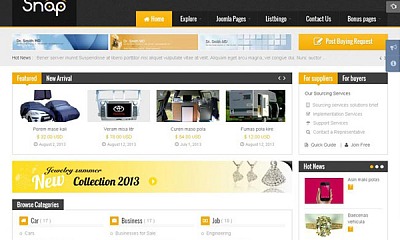 Smartaddons Snap - Joomla Template