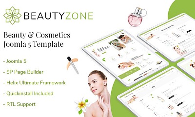 Smartaddons Beautyzone - Beauty & Cosmetics Joomla 5 Template