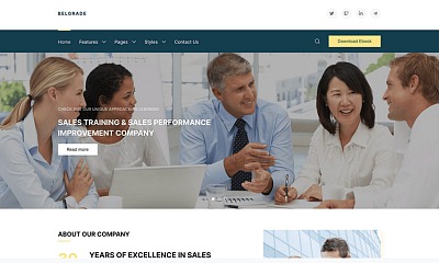 Joomlead Belgrade - Consulting & Business Joomla 4 Template