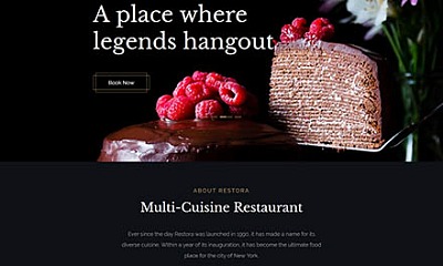 Joomshaper Restora - Joomla Template