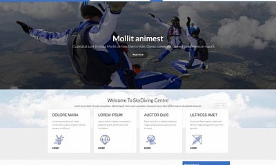 Mixwebtemplates Joomla184 - Skydiving Joomla Template