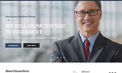 Theme Forest Finance Press - Joomla Template