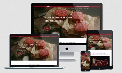 Enginetemplates Butcher - Responsive Meat Shop Joomla Template