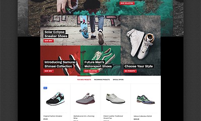 Joomlart Shoe Store - Joomla Template