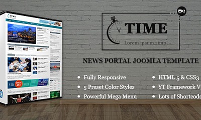 Smartaddons Time - Joomla Template