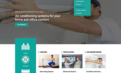 Hot Hvac-joomla Template