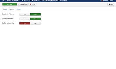 Getresponse Auto Subscribe Joomla Extension