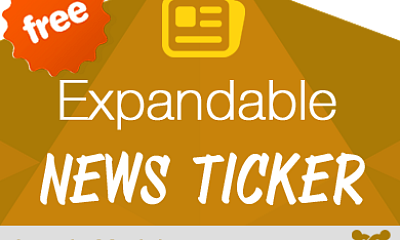 JK Expandable News Ticker - Joomla Extension