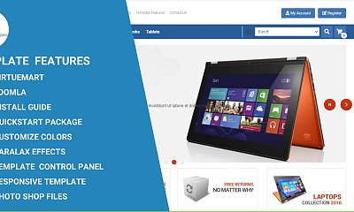 Hyper Shop Virtuemart Template