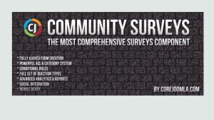 Community Surveys v6.2.3 - Joomla Extension