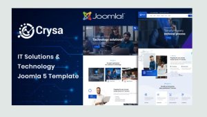 Crysa - Joomla 5 IT Solutions &amp; Technology Joomla Template v2.0